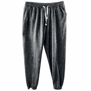 C-Mode Womens Fleece Jogger Lounge Pants L/XL Gray Drawstring Casual Cozy